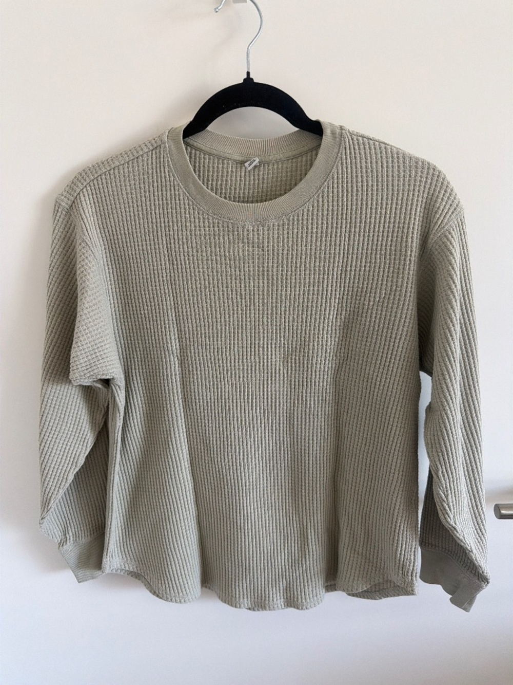 Uniqlo Mint Waffle Long sleeve Size S